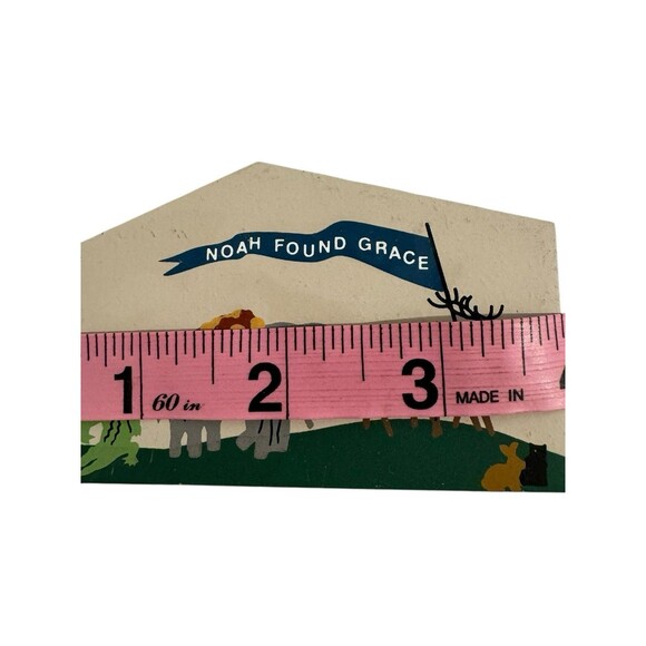 VTG The Cats Meow Noah's Ark Series 2 Pieces Faline 1995 Signed Shelf Sitter - Picture 9 of 10